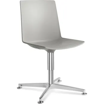 Jednací židle Konferenční židle SKY FRESH 050,F60-N6 (4-ramenný ALU kříž leštěný, celoplastový korpus, kluzáky)