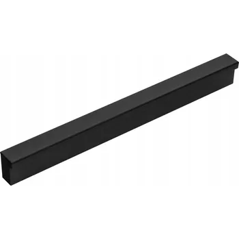 Nábytkové kování Nábytková úchytka Černá matná 128mm + vruty