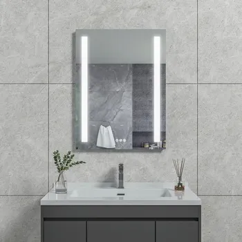 Zrcadlo EBS Mars Zrcadlo 60 x 80 cm s LED osvětlením a dotykovými tlačítky