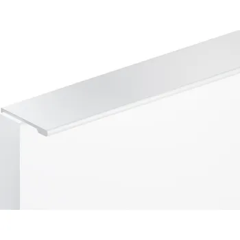 Nábytkové kování NÁBYTKOVÁ ÚCHYTKA HRANOVÁ NASAZOVACÍ PLOCHÁ UM-496 D-320 BÍLÁ