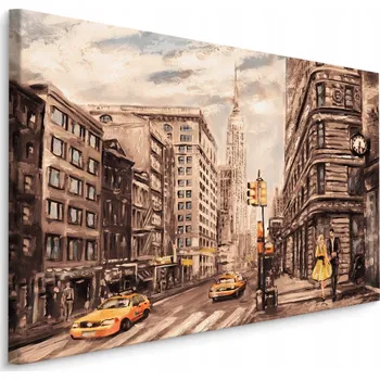 Obraz Obraz do obýváku JORK - Malba, 3D pohled, 90x60 cm