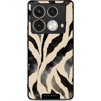 Pouzdro na mobilní telefon Lesklý kryt Mobiwear Glossy - Infinix Note 40 - GA53G Zebří (Prémiové lesklé pouzdro, obal, kryt Mobiwear Glossy na mobil Infinix Note 40 - GA53G Zebří, materiál Plast + TPU silikon - krytí po všech stranách, neošoupatelný potisk, tenké provedení, možnost