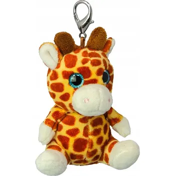 Plyšová přívěsek na klíče pro děti Orbys Žirafa 8 x 10 cm