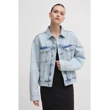 Pánská větrovka Džínová bunda Calvin Klein Jeans J20J225186 modrá 05J, vel. L
