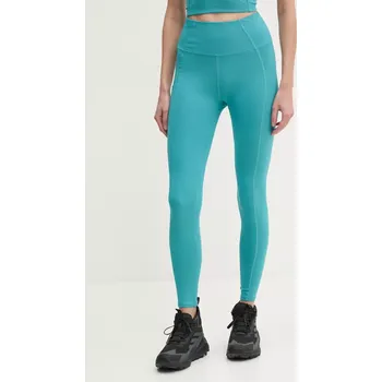 Dámské legíny Sportovní legíny Columbia Boundless Trek dámské, tyrkysová barva, hladké, 2033514 66X, vel. S
