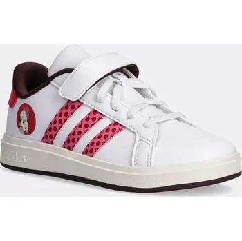 Chlapecká obuv Dětské sneakers boty adidas GRAND COURT MINNIE bílá barva, IH6310 00X, EUR 30.5
