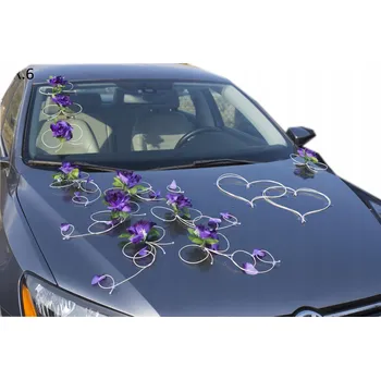 Obraz Dekorace na auto - růže, růžová