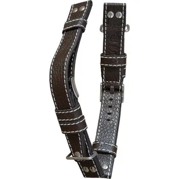 Řemínek na hodinky Kožený řemínek Biatec | Tmavěhnědý Navigator z bůvolí kůže - 20 mm + 5 let záruka a dárek ZDARMA