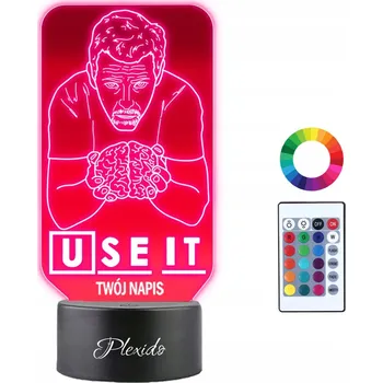 Lampička Plexido vícebarevná Noční lampa