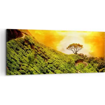 Obraz Foto obraz na plátně 100x40 krajina obývací pokoj ložnice na zeď velký