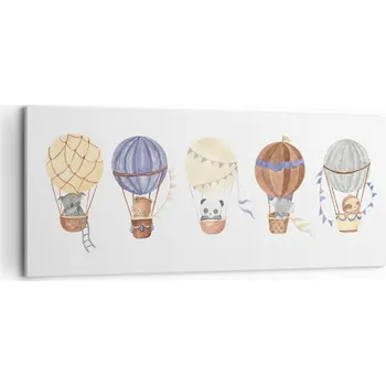 Obraz Foto obraz na plátně canvas 100x40 balóny obývák ložnice na zeď velký