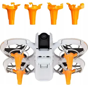 Dron Zvýšení podvozku Nohy Lyžiny pro dron DJI NEO Oranžové 10mm