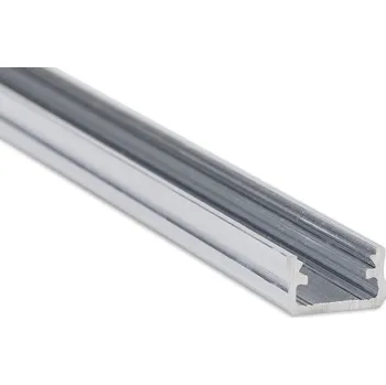 LED osvětlení Hliníkový profil pro LED pásek, 2m, stříbrný