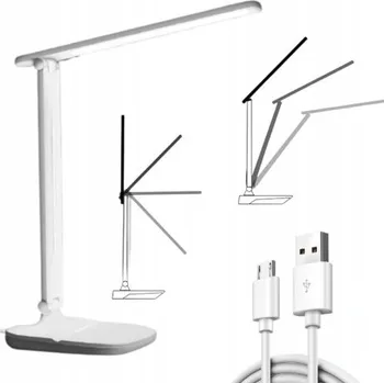 Lampička LED stolní lampička bílá, výkon až 5 W