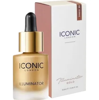 Rozjasňovač Tekutý rozjasňovač ICONIC LONDON zlatý