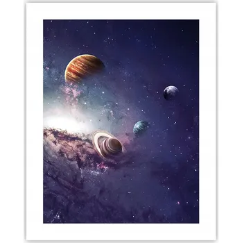 Obraz Obraz plakát na zeď bez rámu 40x50 kosmos plakáty do obýváku ložnice