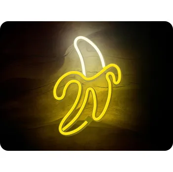 Dekorativní svítidlo FOREVER Dekorativní LED neon Banán žlutý RTV100227