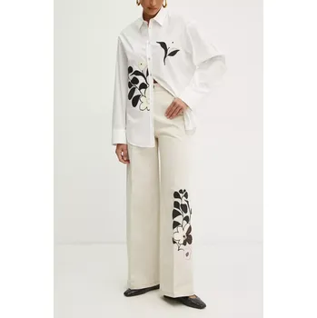 Dámské kalhoty Kalhoty Forte Forte 13719bis.my.pants béžová 01X, vel. 40