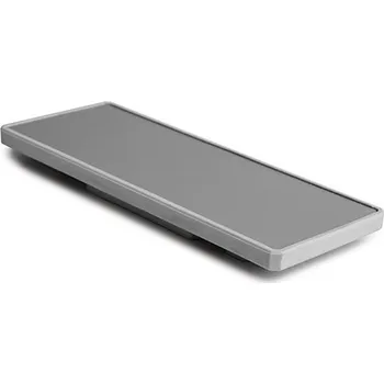 Příslušenství pro LED osvětlení Záslepka KLUŚ KIDES pro LED hliníkové profily stříbrná anoda a šedá guma