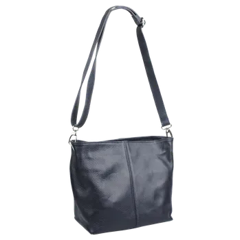 Kabelka NovaKabelka.cz Kožená italská crossbody kabelka Prisca Blu Scura