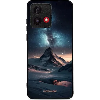 Pouzdro na mobilní telefon Lesklý kryt Mobiwear Glossy - Motorola Moto G84 - G006G Hora s hvězdnou oblohou (Prémiové lesklé pouzdro, obal, kryt Mobiwear Glossy na mobil Motorola Moto G84 - G006G Hora s hvězdnou oblohou, materiál Plast + TPU silikon - krytí po všech stranách,)