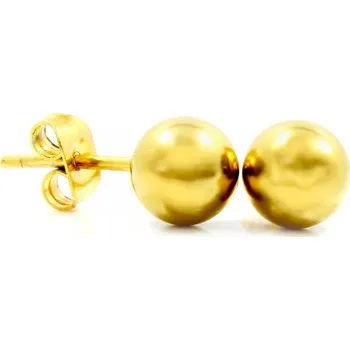 Náušnice BRUNOshop.cz Náušnice KULIČKA GOLD 0,6 cm