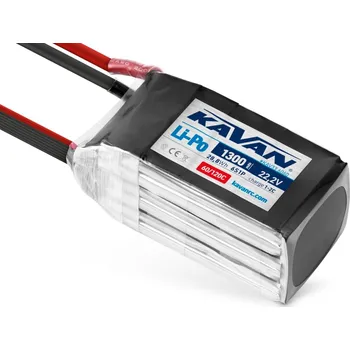 RC náhradní díl KAVAN - Li-Po 1300 mAh/22,2 V 60/120C, 28,8 Wh