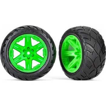 RC náhradní díl Traxxas kolo 2.8", disk RXT zelený, pneu Anaconda (4WD přední/zadní, 2WD přední) (2)