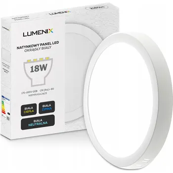 Kulatý Stropní Svítidlo Lumenix 21 x 21 cm bílá