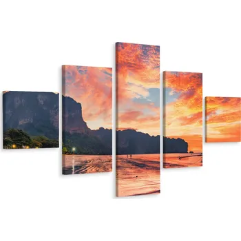 Obraz Vícedílný obraz NEBE Moře Výhled 3D 250x150