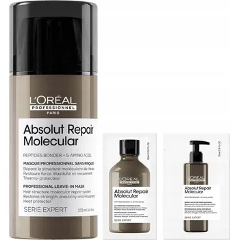 Vlasová regenerace Loreal Absolut Repair Molecular maska pro poškozené vlasy 100 ml
