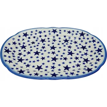 Keramická oválná mísa Ceramika Bolesławiec