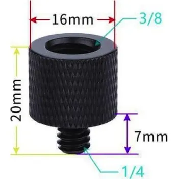 RC náhradní díl Šroub s vnitřním závitem 3/8" na vnější závit 1/4"