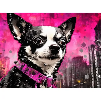 Plakát Plakát Malý pejsek s velkou duší - bez rámu 100 x 75 cm