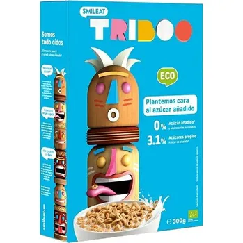 SMILEAT Bio cereální kroužky bez přidaného cukru 300 g