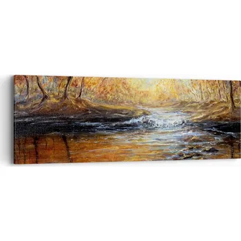 Obraz Obraz na plátně do obýváku, ložnice 90x30 krajina foto obrazy na zeď