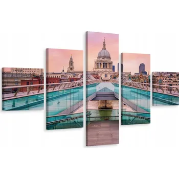 Obraz Vícedílný obraz ARCHITEKTURA Katedrála Most 250x150 cm