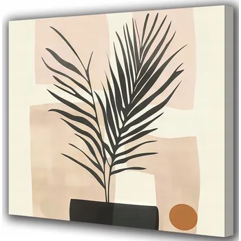 Obraz Obraz na zeď do kanceláře Rostlina v květináči 60x60 cm