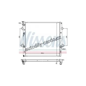 Chladič motoru Chladič motoru NISSENS 646818