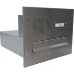 DOLS Poštovní schránka B-04 do sloupku s el. + čelní deska se zvonkem a HM URMET NEREZ