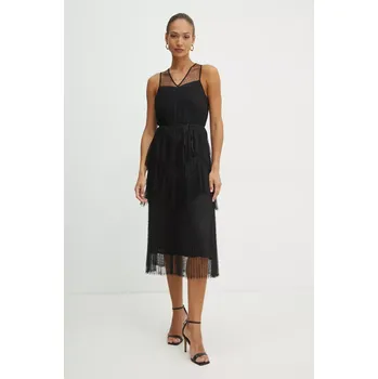 Dámské šaty Šaty Twinset černá barva, midi, 251TP2511 99X, vel. 34