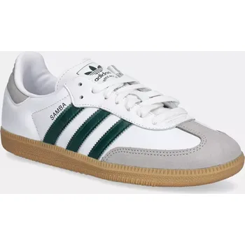 Pánské tenisky Kožené tenisky adidas Originals Samba OG bílá barva, JI2724 00X, EUR 46 2/3