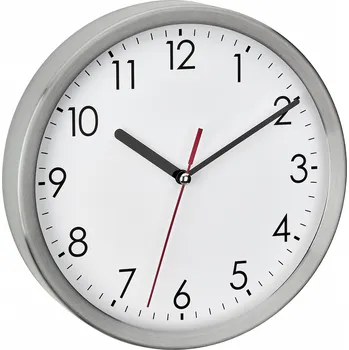 TFA Dostmann TFA 60.3074.60 | Nerezové nástěnné hodiny s tichým QUARTZ strojkem | průměr 226 mm |