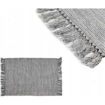 Koberec KOBEREC BĚHOUN S TŘAPÍNĚMI 180 x 120 cm ŠEDÝ OLDMAN