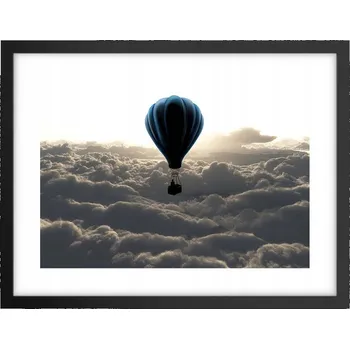 Obraz Obraz plakát v černém rámu do obýváku 40x30 krajina foto na zeď