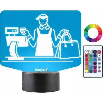 Lampička Plexido vícebarevná Noční lampa