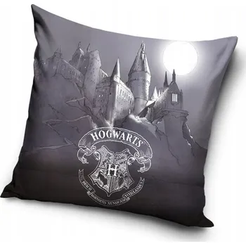 Polštář Dekorační plyšový POVLAK na polštář HARRY POTTER 40x40 cm, sametový