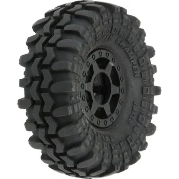 RC náhradní díl Pro-Line kolo 1.0" 1:24, pneu Interco Super Swamper, disk černý H7 (4)