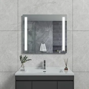 Zrcadlo EBS Mars Zrcadlo 80 x 70 cm s LED osvětlením a dotykovými tlačítky