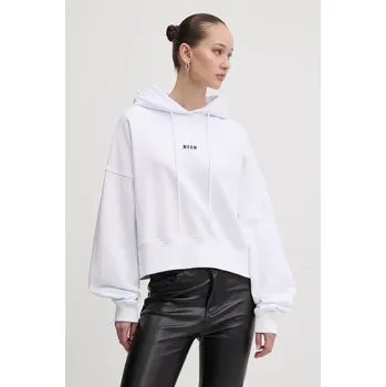 Dámská mikina Bavlněná mikina MSGM 2000MDM509.300000 bílá 00X, vel. M